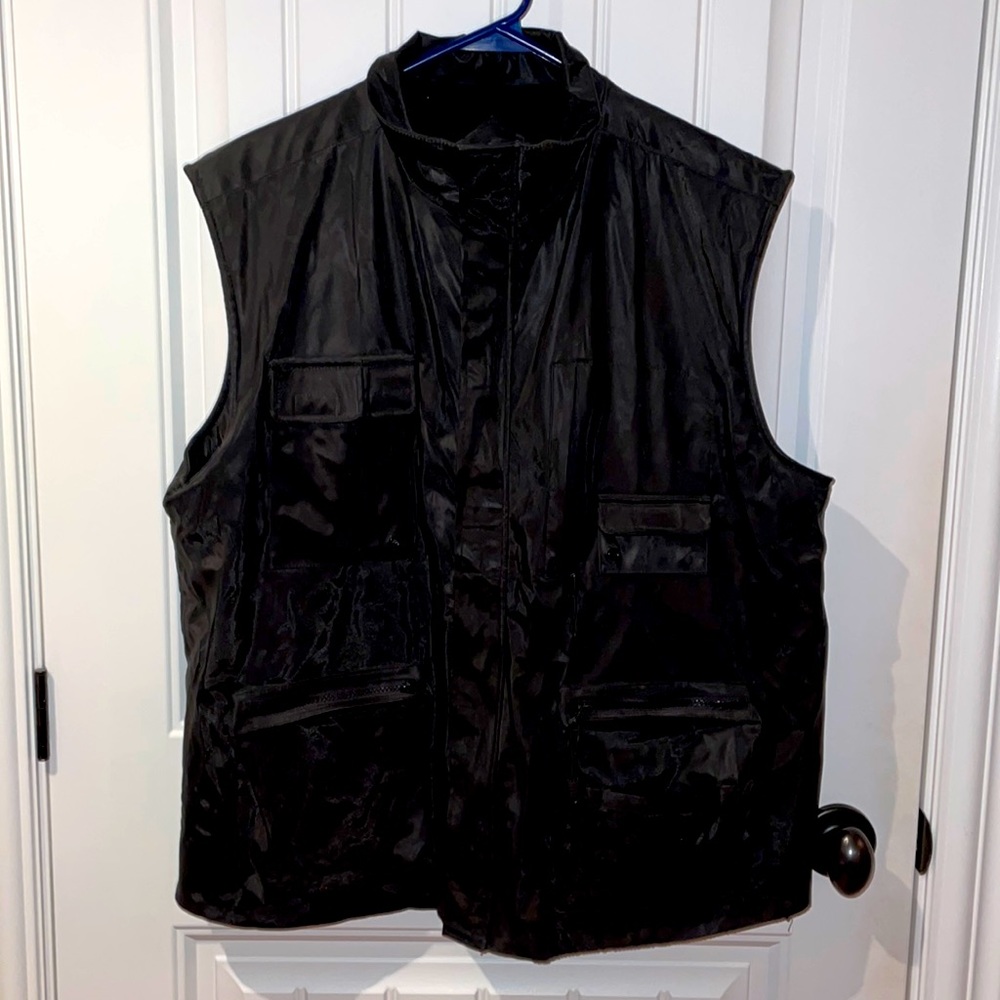 Vintage Terra Nostra vest, dark marine, with pockets